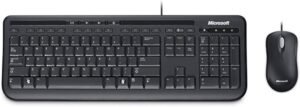 Microsoft Wired Desktop 600 for Business - Teclado Estándar - Alámbrico - USB