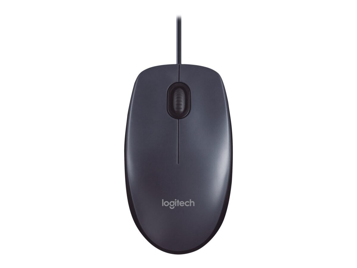 Logitech M100 Ratón con Cable USB, 3 Botones