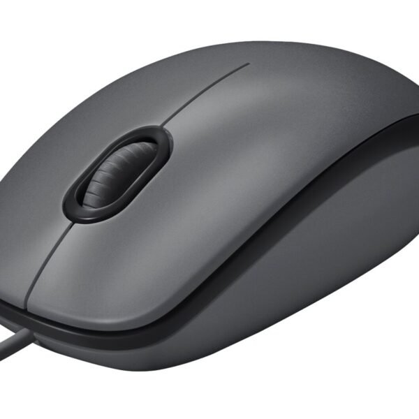 Logitech M90 Ratón con Cable USB - Seguimiento Óptico 1000 DPI - Ambidiestro