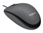 Logitech M90 Ratón con Cable USB - Seguimiento Óptico 1000 DPI - Ambidiestro