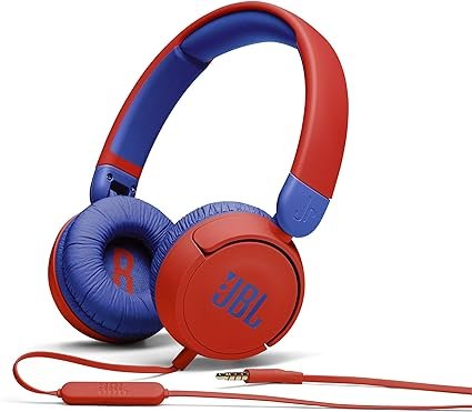 JBL JR 310 - Auriculares para niños (rojo/azul), pequeño