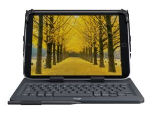 Funda Logitech Universal Folio 9 in 1 para tablets con teclado Bluetooth