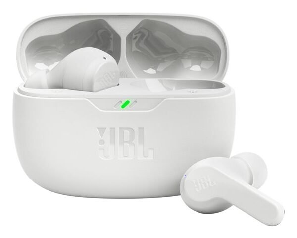 JBL Vibe Beam - Auriculares inalámbricos con micro - en oreja - Blanco