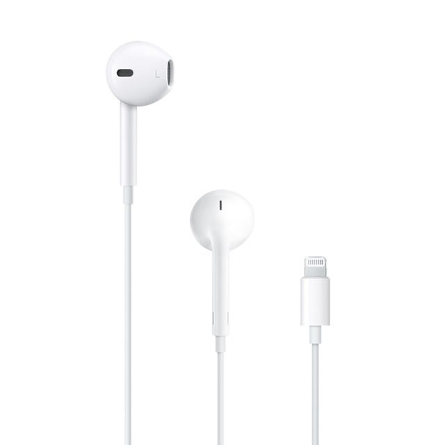 Apple EarPods (conector Lightning) - Earphones with mic - ear-bud