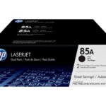 Pack 2 Cartuchos de Tóner HP 85A - Negro - CE285AD - LaserJet Original