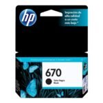 Tinta HP 670 - CZ113AL - Negro - 14 ml - Deskjet Ink Advantage