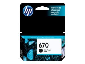 Tinta HP 670 - CZ113AL - Negro - 14 ml - Deskjet Ink Advantage