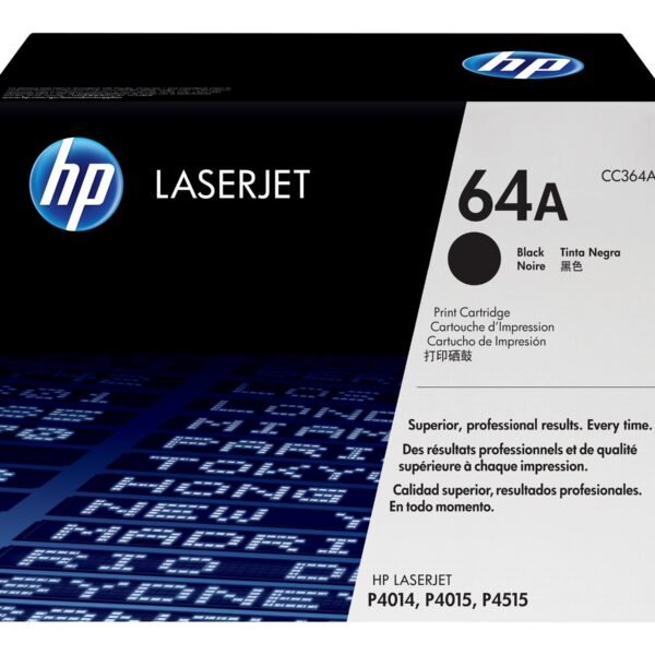 Cartucho de tóner HP 64A - CC364A - Negro - LaserJet