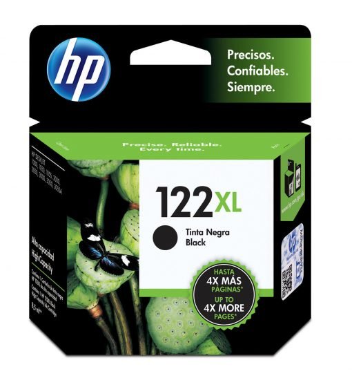 Tinta HP 122XL - CH563HL - Negra - Original