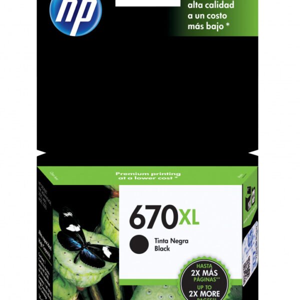 Tinta HP 670XL - CZ117AL - 14 ml - Deskjet Ink Advantage - T3525 - T4615 - T4625 - T5525