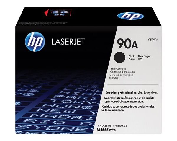 Cartucho de Tóner HP 90A - Negro - CE390A - LaserJet