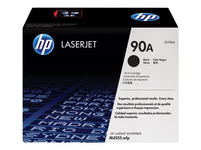 Cartucho de Tóner HP 90A - Negro - CE390A - LaserJet