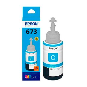 Tinta Epson T673 - Cian - Original - Epson