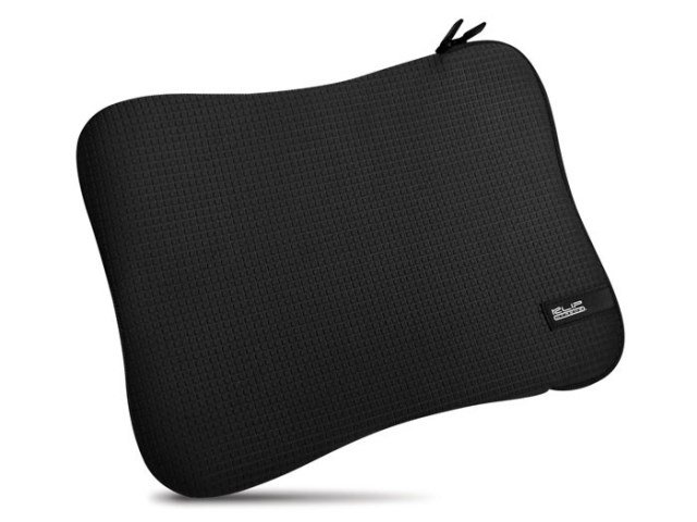 KlipX Texturized Laptop - Sleeve - KNS - 310B up to 14.1" - Black