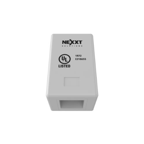 Nexxt Unloaded Surface Mount Box 2 Port White