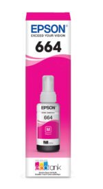 Tinta Epson T664 - Magenta - Original - Epson - EcoTank ET