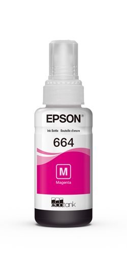 Tinta Epson T664 - Magenta - Original - Epson - EcoTank ET