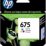 Tinta HP 675 - CN691AL - Cian - Magenta - Amarillo - Tricolor- Ink Advantage - Officejet