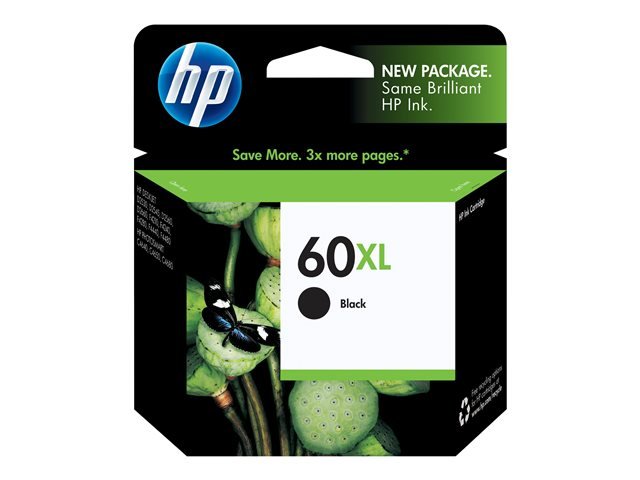 Tinta HP 60XL - CC641WL - Negro - Alto rendimiento - Deskjet