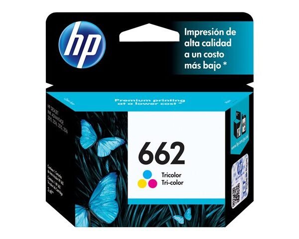 Tinta HP 662 - CZ104AL - Cian - Magenta - Amarilla - Deskjet Ink Advantage