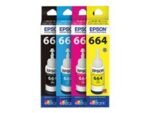 Tinta Epson T664 - Magenta - Original - Epson - EcoTank ET