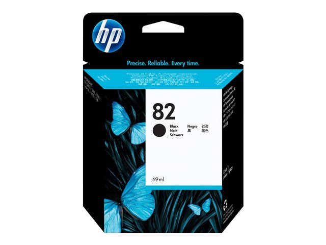 Tinta HP 82 - 69 ml - Negro - CH565A - DesignJet