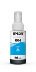 Tinta Epson T664 - Cián - Original - Epson - EcoTank ET