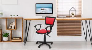 Manager Chair w/Arm Rest (Roma) - Red - Xtech - QZY-0613R