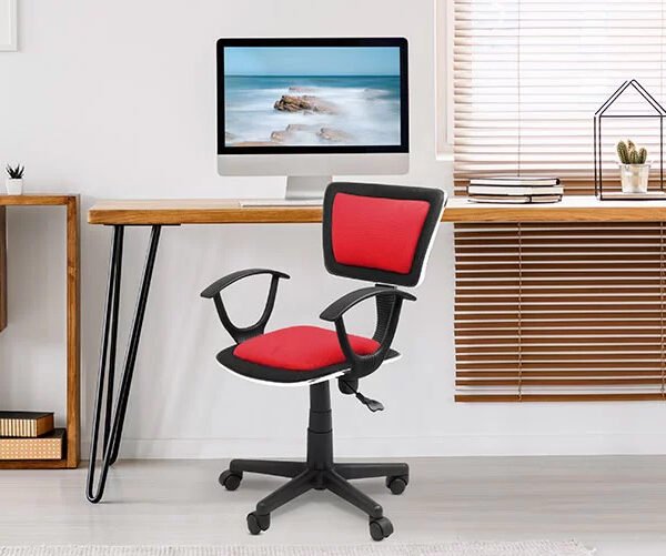 Manager Chair w/Arm Rest (Roma) - Red - Xtech - QZY-0613R